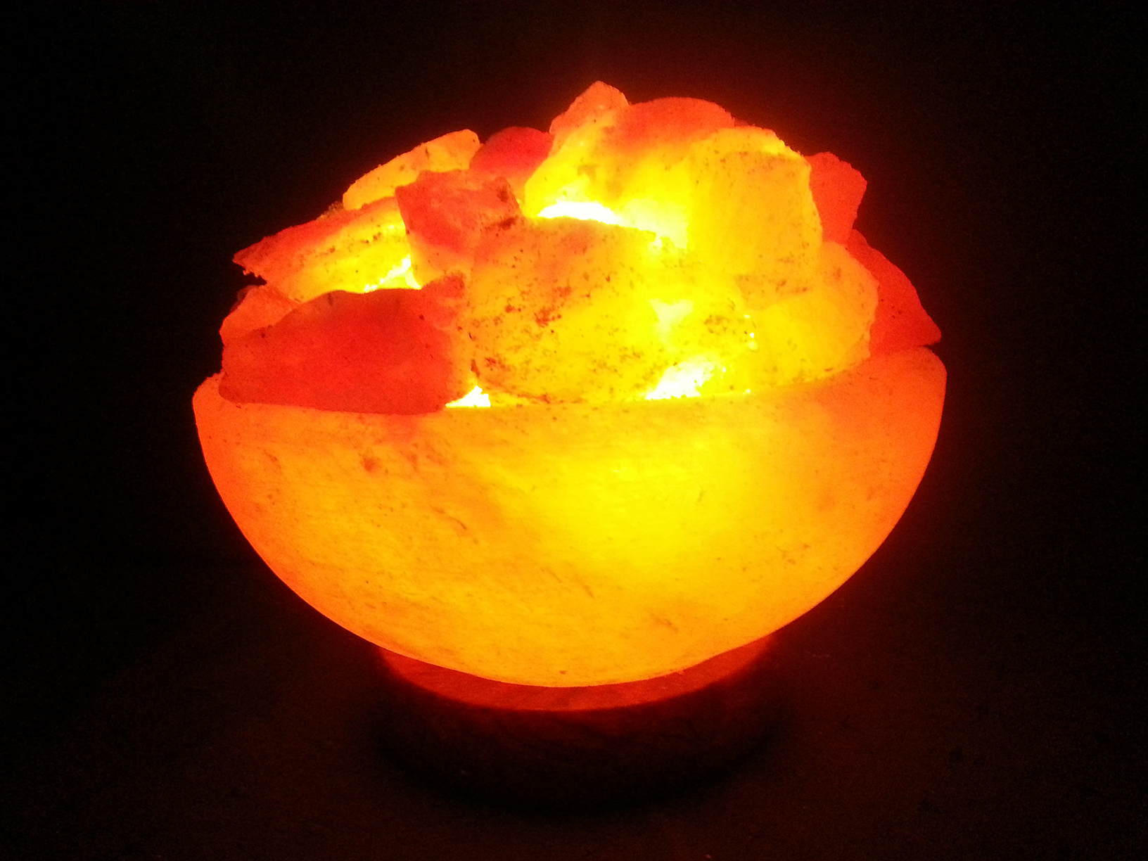Fire Bowl Salt Lamp - Small 3-4kg -